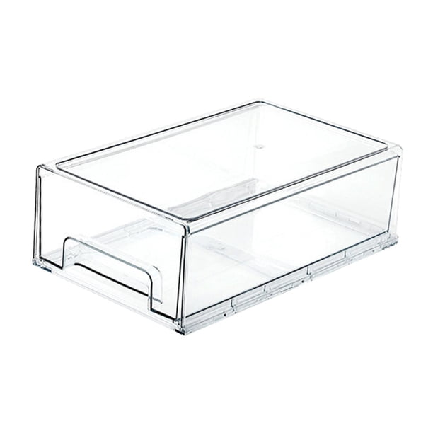 Organizador De Refrigerador Apilable Organización De Cocina Contenedores De Frutas Lechuga Huevo Grande