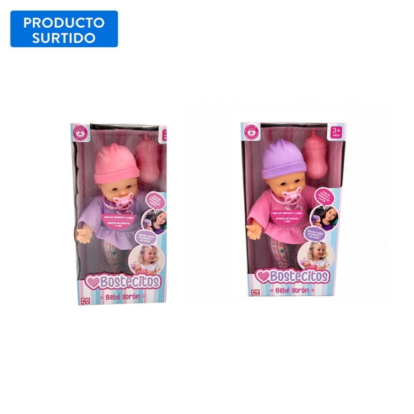 Muñeca Babydoll Bostecitos Llanto Producto Surtido