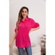 thumbnail image 3 of Blusa Mujer Tipo Lino Algodón Manga Larga Premium Liviana Botones 8056, 3 of 3