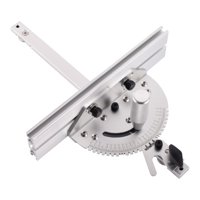 Ioensy - Conjunto De Calibre De Inglete Para Sierra De Mesa, Marcas Claras, Calibre De Ángulo Ajustable De Alta Precisión Y Respaldo De 25 Cm