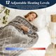 thumbnail image 2 of Heated Blanket Electric Throw, 50 x 60 Heating Blanket Waffle, 2 of 3