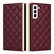 thumbnail image 1 of Funda Tipo Cartera Acolchada con Correa para Samsung Galaxy S22 5GRojo, 1 of 6