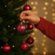 thumbnail image 2 of 12 Bambalinas Esferas Navideñas Rojo 6cm Decoracion Navidad, 2 of 3