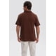 thumbnail image 3 of Polera Hombre Textura Café, 3 of 4