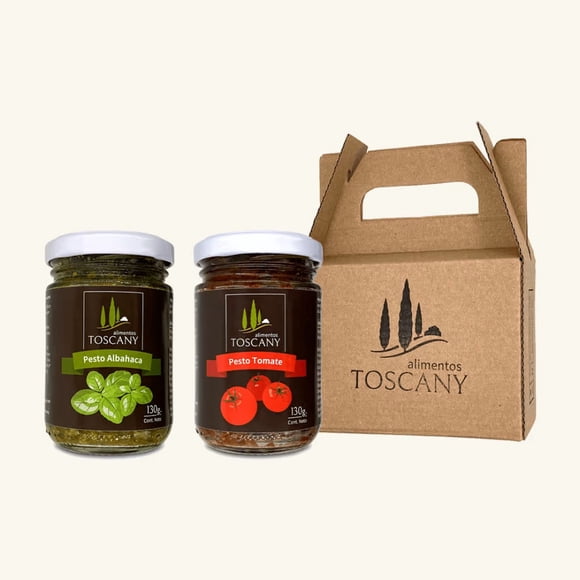 Pack Dúo Pestos Albahaca Parmesano - Tomate Deshidratado