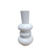 thumbnail image 2 of Jarrón de mesa decorativo de cerámica blanco “Grayson Anillos”, 2 of 3