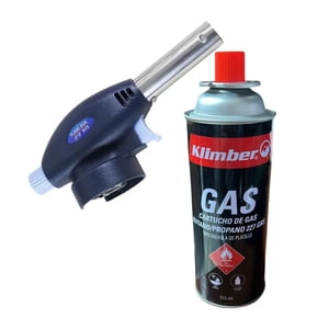 Genérico - Soplete De Cocina Gas 1300° + Gas Cocina