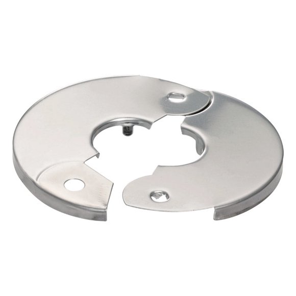Plumb Pak de brida dividida, con bisagras de metal de 3/8 pulgadas, chapado en cromo