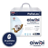 Aiwibi - Pañal De Bebé Premium Talla G