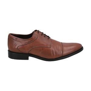 Zapato Formal Hombre Cuero Marron Perlatto