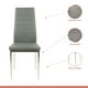 thumbnail image 3 of Pack de 4 Sillas Dining Liana con patas cromadas - Gris, 3 of 4