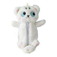 Magideal - Estuche De Lápices Con Cremallera De Animales, Suave Y Novedoso, Con Dibujos Animados, Para Papelería, Cosméticos, Para Preescolar, Exámenes, Viajes A Gato