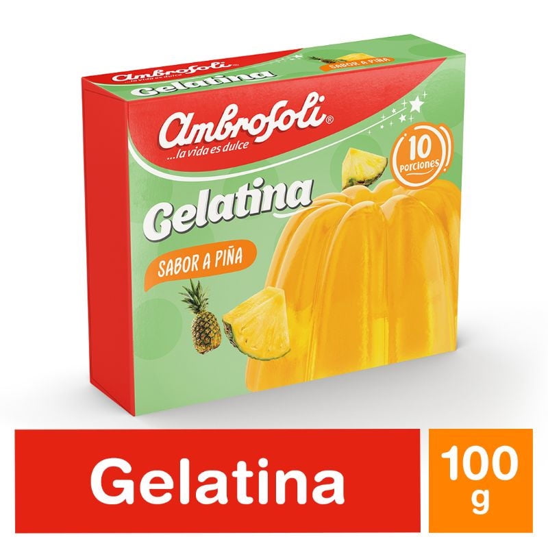 Gelatina Piña 100 g Ambrosoli