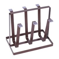 Magideal - Estante De Secado De Tazas, Parte Inferior Antideslizante, 6 Ganchos Con Asa, Organizador, Escurridor, Soporte Para Taza De Café, Tazas De Té, Botella