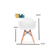 thumbnail image 3 of Set Comedor Kids Mesa y 2 Butacas Celeste, 3 of 3