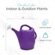 thumbnail image 3 of Regadera UNION PRODUCTS 63071 de 7,5 L con diseño de tulipán morado, 3 of 7