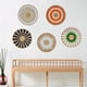 thumbnail image 5 of Circulo Decoración De Mimbre Para Pared Casa Terraza Mediano negro Tamano Unico, 5 of 8