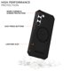 thumbnail image 3 of Funda Rokform para Galaxy S23 Plus, resistente, magnética, con cierre giratorio, color negro, 3 of 8