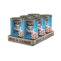 Leonardo - Display 6 Unidades Alimento Super Premium Pescado Gato 400Gr