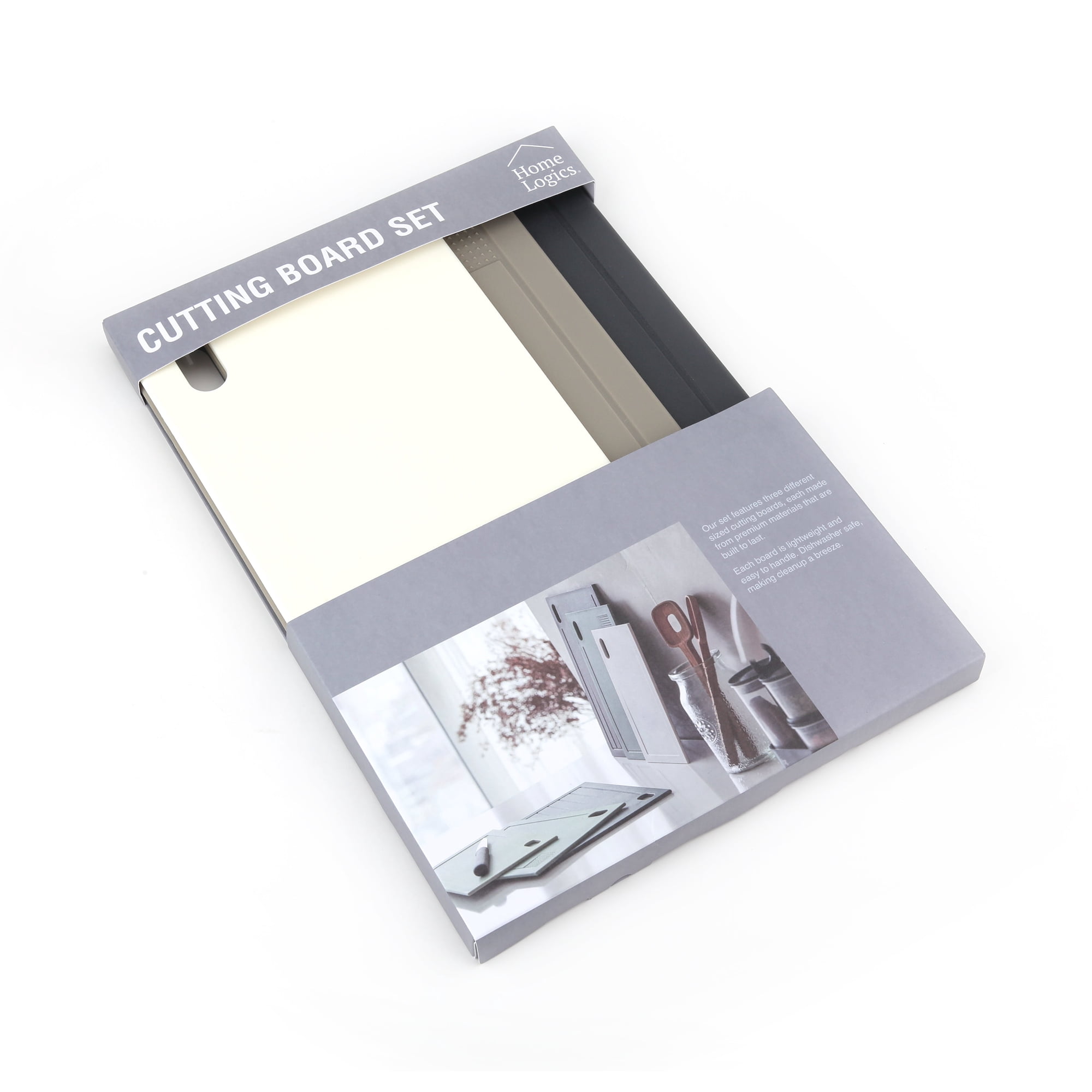 Set 3 Tablas Para Cortar Picar Cocina Home Logics