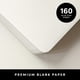 thumbnail image 4 of Cuaderno PAPERAGE, cuaderno en blanco, tapa dura, 160 páginas, negro, 4 of 8