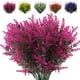 thumbnail image 1 of Flores artificiales RECUTMS de lavanda sintética, 8 paquetes (fucsia), 1 of 7