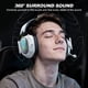 thumbnail image 3 of Auriculares gaming inalámbricos SKAPENDY 50 mm con micrófono RGB – 50 h, 3 of 8
