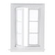 thumbnail image 2 of Muebles De Ventana De Puerta De Madera Blanca En Miniatura, Decoración Artesanal Para Casa De Mu?ecas 1/12, 2 of 5