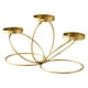 thumbnail image 4 of Candelabro De Hierro Forjado Elegante Para Fiestas, Dormitorios Y Salas De Estar, Dorado, 4 of 5