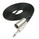 thumbnail image 2 of XLR Macho A 6.35mm 1/4 "Mono Macho Micrófono Convertidor De Audio OFC Cable 2m, 2 of 5