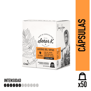 Cápsulas Espresso 100% Robusta India Kera La Café Señor K
