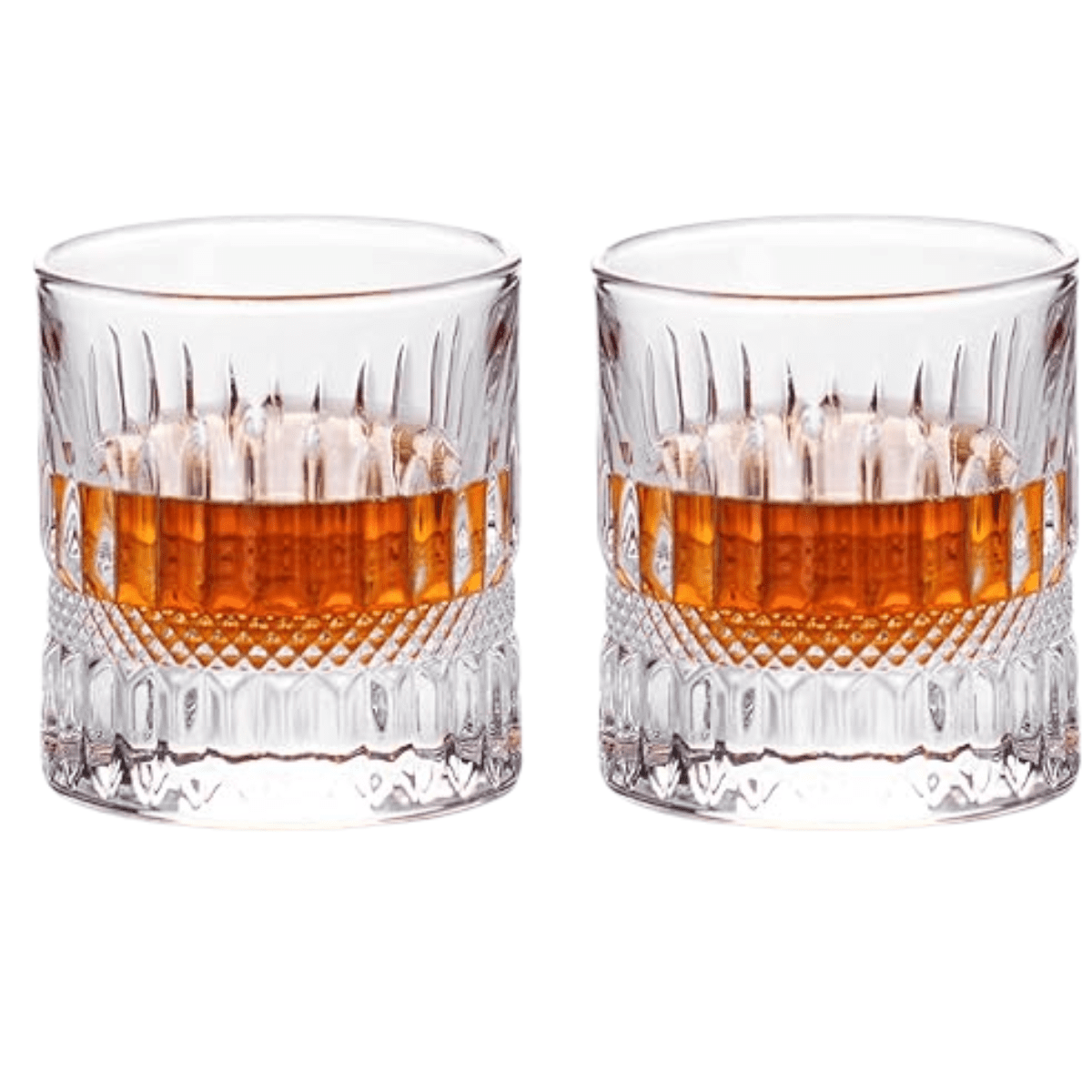 Danny Home - Juego 2 Vasos Bajos Cortos Cristal Bar O Tragos 200ml M145