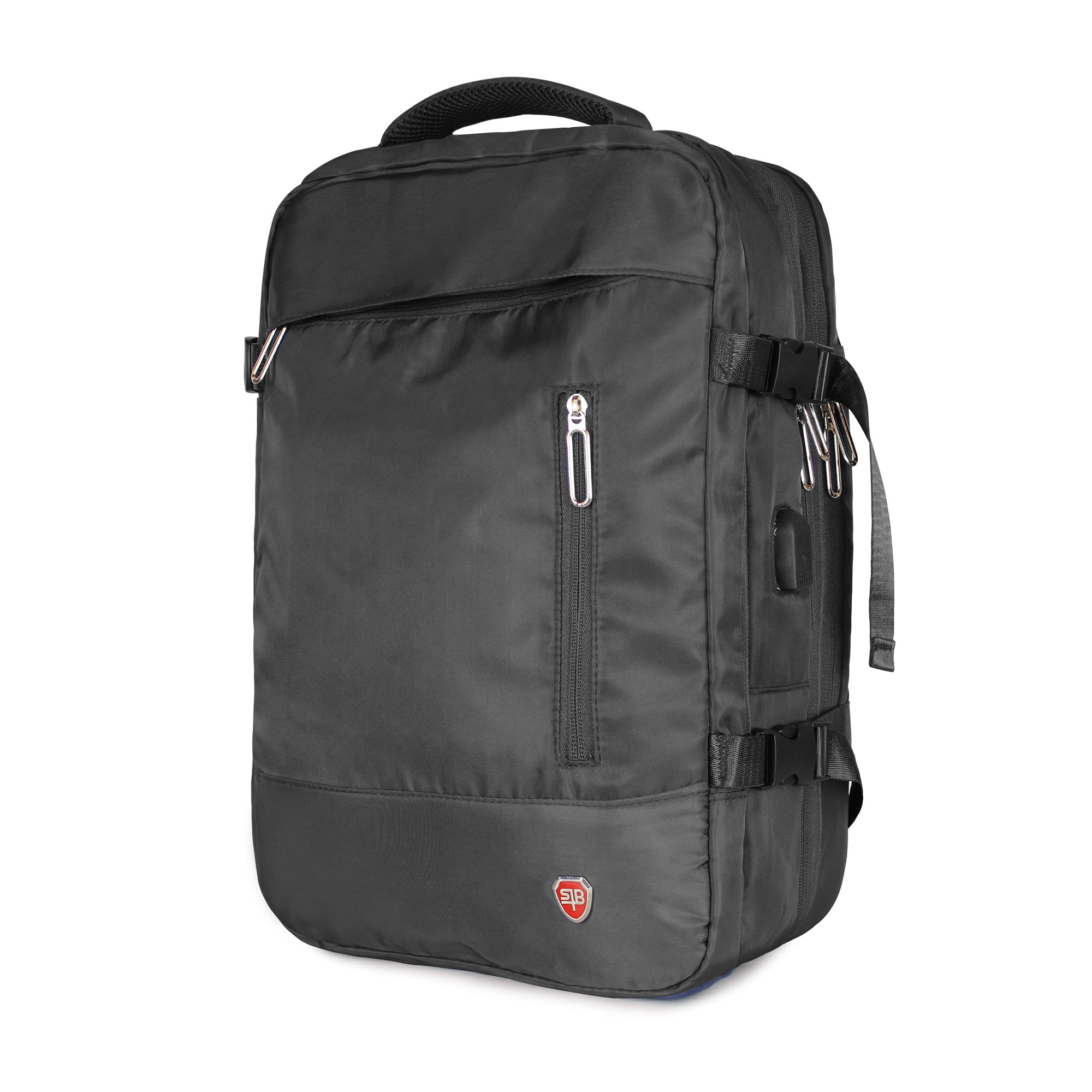 Swiss Bag - Mochila De Viaje ( Cabina Avión) Viral Negro Con Usb