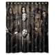thumbnail image 1 of Cortina de ducha Slipknot, juego de cortinas de baño con ganchos, tamaño 60 x 72 pulgadas, 1 of 3