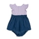 thumbnail image 2 of Vestido Bebé Niña Denim Mariposa Cintura Elasticada Crudo Pillin, 2 of 3