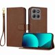 thumbnail image 1 of Funda Cartera para Motorola Moto G15 Tarjetero Soporte Magnético y Correa Marrón, 1 of 5