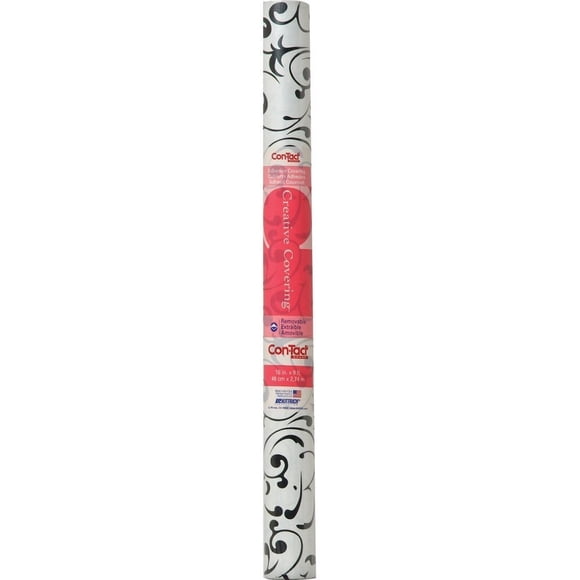 Forro de estantería Con‑Tact 46 cm x 2,7 m Virtu Black