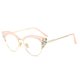 thumbnail image 1 of Gafas de lectura con filtro de luz azul bullabulling y pedrería estilo gatito, 1 of 6