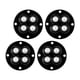 thumbnail image 4 of 4x Pasta Rodillo Ruedas Ruedas universales Rueda para muebles, Rotación de 360 grados Polea giratoria Mini Ruedas giratorias para caja de contenedores perlas de pegamento negro, 4 of 5