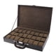 thumbnail image 1 of Caja de reloj con 24 ranuras, organizador de caja de reloj, caja de almacenamiento de exhibición de reloj de cuero PU con almohadas para reloj, regalo, 1 of 5