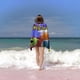 thumbnail image 2 of Nanalan Toalla de playa de secado rápido con diseño temático, regalo para mujeres y niñas, ideal para cumpleaños, fans, amantes de la música, uso en la playa o al aire libre, 78 × 160 cm, 2 of 6