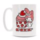 thumbnail image 2 of Taza Sanrio My Melody de cerámica para magdalenas de fresa, 500 ml, 2 of 9