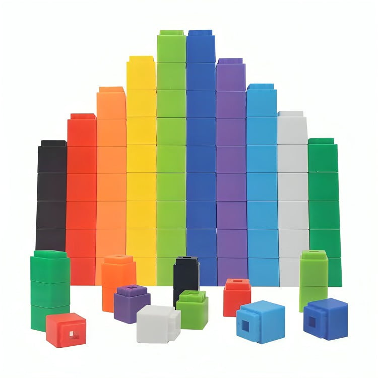 Genérico - Cubos Conectores Para Matemática Método Singapur