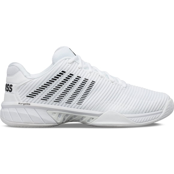Zapatillas de tenis K-Swiss Hypercourt Express 2 HB para mujer, blanco/negro