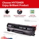 thumbnail image 2 of Cartucho de tóner MYTONER 126 128 negro compatible con Canon, 2 of 6
