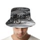thumbnail image 4 of Harley Davidson Sombrero bucket para adultos, gorra de protección solar, sombrero de pescador plegable para viajes al aire libre, pesca y actividades de verano, 4 of 6