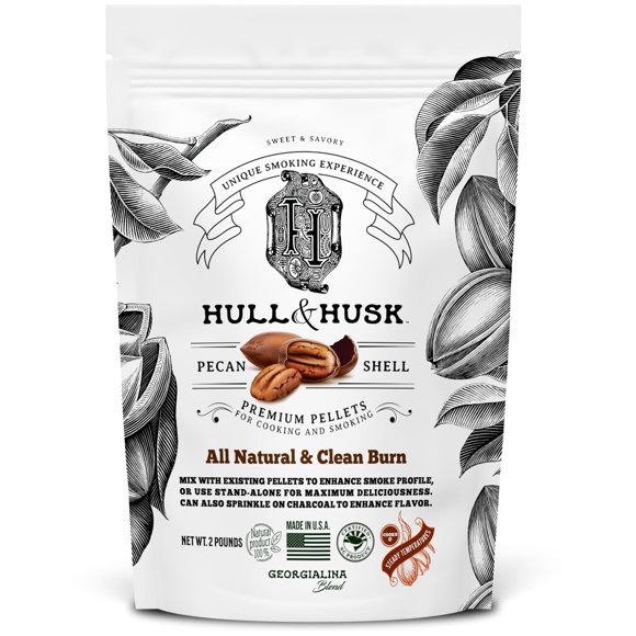 Pellets Sólidos de Combustible de Cáscara de Pacana Hull & Husk 0,9 kg