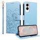 thumbnail image 1 of Funda Cartera para Samsung Galaxy S25 Edge Perro Cachorro Grabado con Tarjetas Soporte Correa Azul, 1 of 6