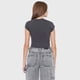 thumbnail image 2 of Polera Mujer Manga Corta Tachas Gris Corona, 2 of 5