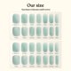 thumbnail image 5 of Tiras de Gel Semicurado Heyhae Baby Breeze Menta Pastel, 5 of 9
